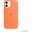 Apple Silikon Case mit MagSafe f&uuml;r iPhone 12 Mini Kumquat