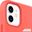 Apple Silikon Case mit MagSafe für iPhone 12 Mini zitruspink