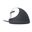 R-GO Tools HE Mouse groß USB schwarz/silber (kabelgebunden)