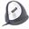 R-GO Tools HE Mouse groß USB schwarz/silber (kabelgebunden)