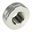 Fillport Aquatuning silber nickel - gerändelt - Universal