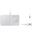 Samsung Wireless Charger Duo P4300 mit Adapter, weiss