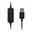 Equip Headset USB 245305, 1.80m Kabel,Mikro,Fernbe.Stereosw
