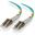 (€17,80*/1m) 0.50m Alogic LWL Glasfaserkabel OM4 LC Stecker auf