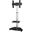 Techly TV Trolley silber fuer 37-70 LED LCD Fernseher max. VESA
