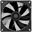 Silverstone Air Penetrator 139x139x25mm 1500 U/min 30 dB(A) schwarz