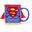 ThumbsUp! Becher mit Umhang "Superman"