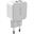 nevox USB PD Type C + USB QC 3.0 Ladeger&auml;t 30 Watt wei&szlig;