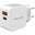 nevox USB PD Type C + USB QC 3.0 Ladeger&auml;t 30 Watt wei&szlig;