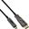25.00m InLine USB Display AOC Kabel, USB Typ-C Stecker zu HDMI Stecker