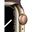 Apple Watch S7 Edelstahl 41mm Cellular Gold Sportarmband dunkelkirsch