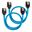 Corsair Premium-Sleeved-SATA-Kabel 2er Pack - Blau