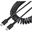 (€12,90*/1m) 1.00m Startech USB2.0 Ladekabel aufgerollt USB C