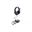 DELOCK Gaming Headset Over-Ear mit 3,5 mm Klinkenstecker und blauem