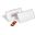 Durable Namensschild Click Fold m Magnet 40x75mm 10Stk trans