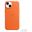 Apple iPhone 14 LEATHER CASE orange