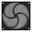 SilverStone SST-FF125B magnetischer Highflow Staubfilter, schwarz -