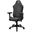 Aerocool Crown AeroWeave Ash Black Gaming Stuhl, Stoffbezug -