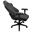 Aerocool Crown AeroWeave Ash Black Gaming Stuhl, Stoffbezug -