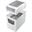 LEITZ Aktenvernichter IQ Slim Office P4/12 Blatt/DC-Motor/weiß