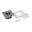 LogiLink Cat.6A Netzwerkdose UP2x RJ45 geschirmt,reinwei&szlig;