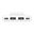 BELKIN 4-PORT USB SPLITTER 2XUSB-C 2XUSB-A MAX. 30W 2M CABLE WHITE