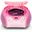 Lenco SCD-24 Tragbares Radio m. CD-Player pink