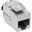 InLine 24er Bulk-Pack Keystone RJ45 Buchse Slim, SNAP-In, Cat.6A,