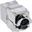 InLine 24er Bulk-Pack Keystone RJ45 Buchse Slim, SNAP-In, Cat.6A,