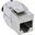 InLine 24er Bulk-Pack Keystone RJ45 Buchse Slim, SNAP-In, Cat.8.1,