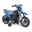 Jamara Ride-on Motorrad Power Bike 6V blau 2+