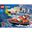 LEGO City 60373 Feuerwehrboot, Boot-Spielzeug das im Wasser schwimmt