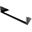 DIGITUS 2U vertical wall mounting bracket 105 x 504 x 151mm black