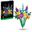 LEGO Botanicals 10313 Wildblumenstrauß, Heimdeko Blumen-Set