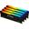 32GB Kingston FURY Beast RGB schwarz DDR4-2666 DIMM CL16 Quad Kit