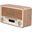 Denver DAB-18LW Digitalradio Holzoptik hell