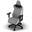 Corsair TC200 Fabric Gaming Chair - Standard Fit, Light Grey/White
