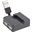 0.04m InLine USB 2.0 Hub, 4 Port, Quadrat, Kabel , Kunststoff
