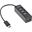 0.15m InLine USB 2.0 Hub, USB-C, 4 Port, schwarz, Kabel, schmale