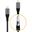 (€36,33*/1m) 0.30m Alogic USB-C Anschlusskabel USB C Stecker auf