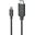 2.00m Alogic USB C Adapterkabel Typ C -HDMI M/M 4k 60 Hz sw