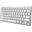 Trust Tastatur Bluetooth Deutsch weiß (kabellos)