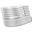Logitech Wave Keys USB und Bluetooth Deutsch weiß (kabellos)