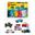 LEGO Classic 11036 Kreative Fahrzeuge, Bausteine-Set mit Autos und