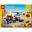 LEGO Creator 3in1 31146 Tieflader mit Hubschrauber, LKW-Spielzeug