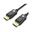 (&euro;9,90*/1m) 1.00m Techly Displayport 2.1 Anschlusskabel Stecker