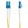 10.00m Startech LWL Anschlusskabel OS2 LC Stecker auf LC Stecker Gelb