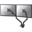 NEOMOUNTS Next Slim Desk Mount Double Display topfix clamp and