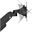 NEOMOUNTS Next Slim Desk Mount Double Display topfix clamp and
