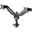 NEOMOUNTS Next One SL Desk Mount Double Display Sliding VESA topfix